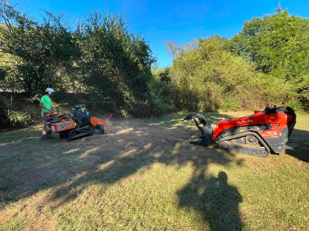 Stump grinding process