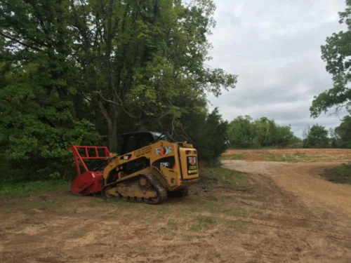 land clearing in a property